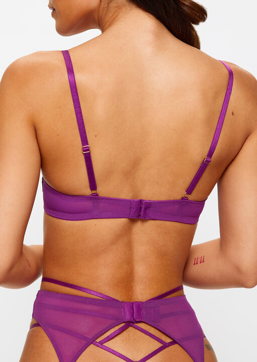 Nocturnal Bloom Padded Plunge Bra image number 2.0